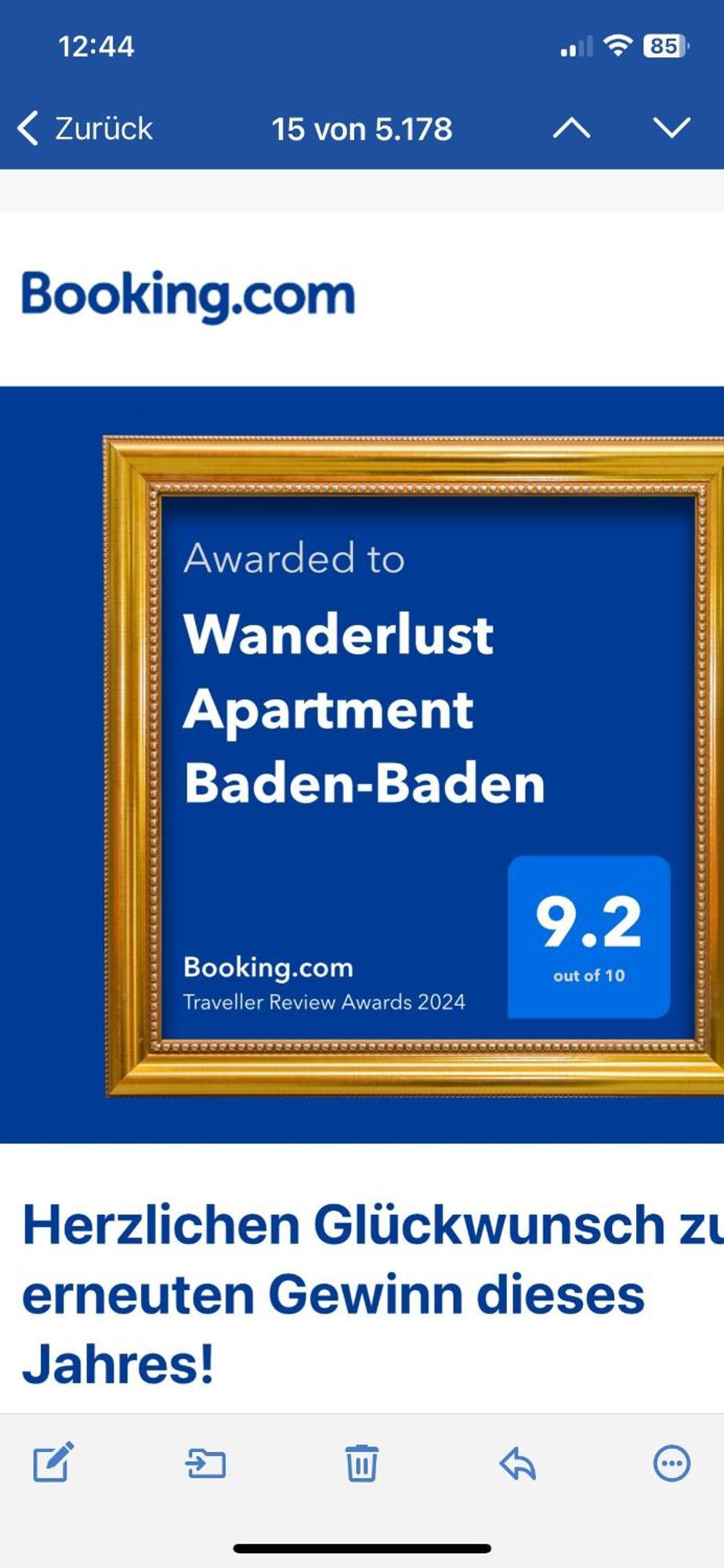 Wanderlust Apartment Baden-Baden Kültér fotó